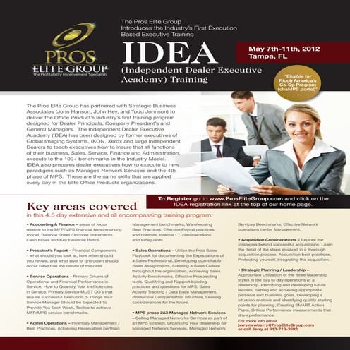 Idea Training May 2012