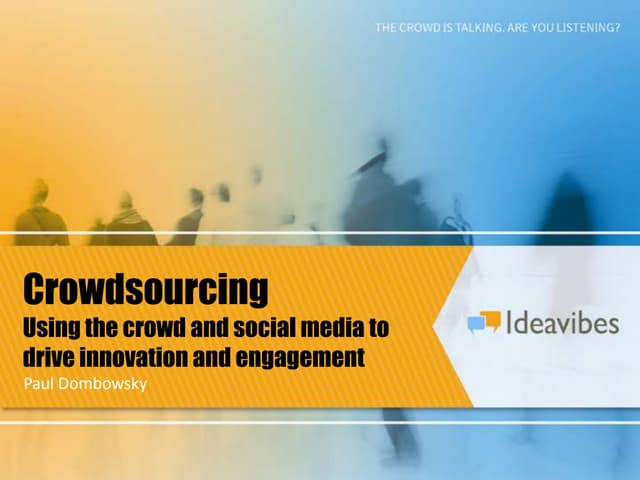 Ideavibes Presentation at 2012 Online Research Methods Conference - London