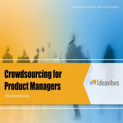 Ideavibes - Crowdsourcing for Product Managers 05/31/11