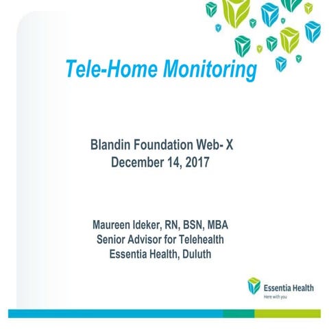 Tele-Health Monitoring by Maureen Ideker