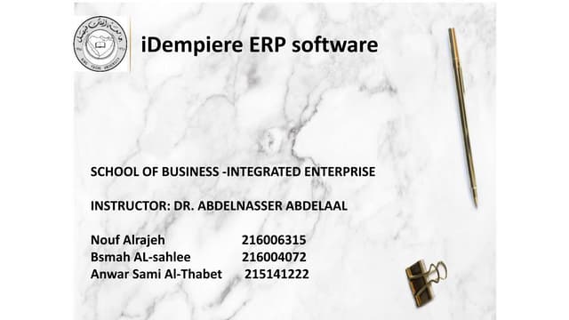 idempiere erp 