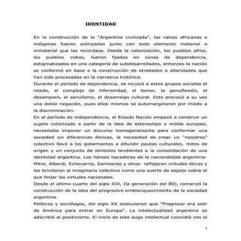 Identidad