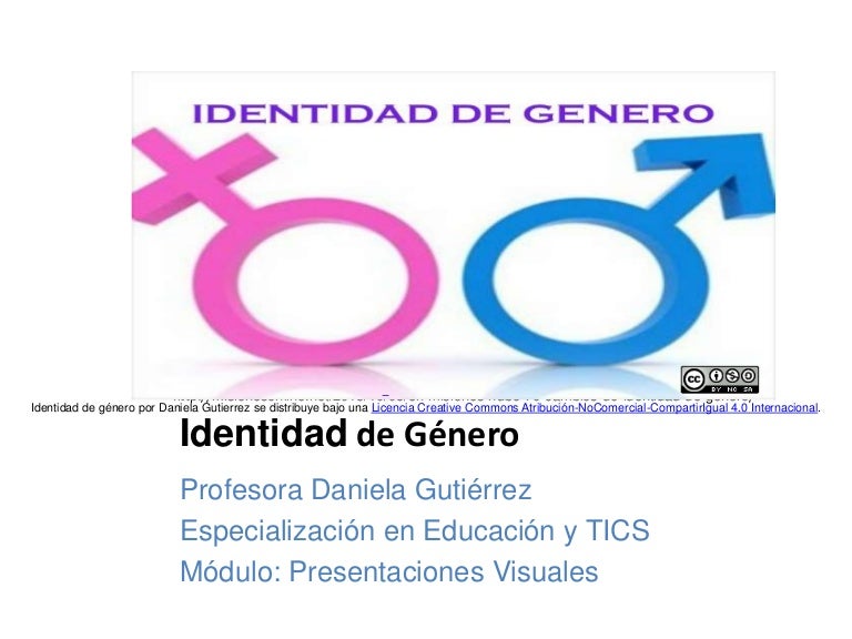 Identidad de genero