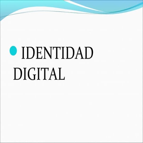Identidad digital