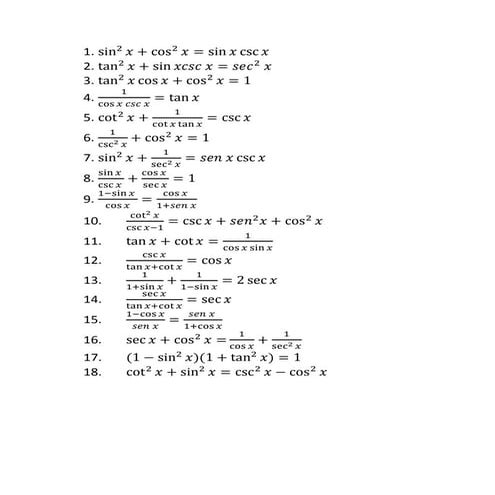 taller con identidades trigonometricas