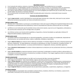 Identidad nacional, identidad chilena