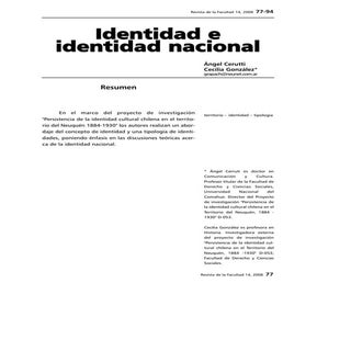 Identidad nacional
