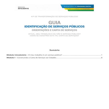 Identificação de Serviços Públicos | PDF