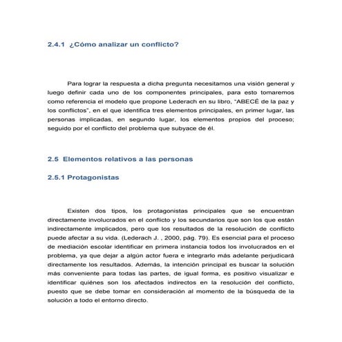 Identificación de conflicto