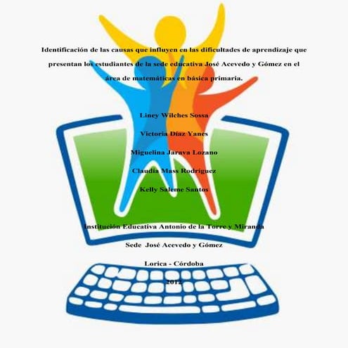 Identificación de las causas que influyen en las dificultades de aprendizaje ...