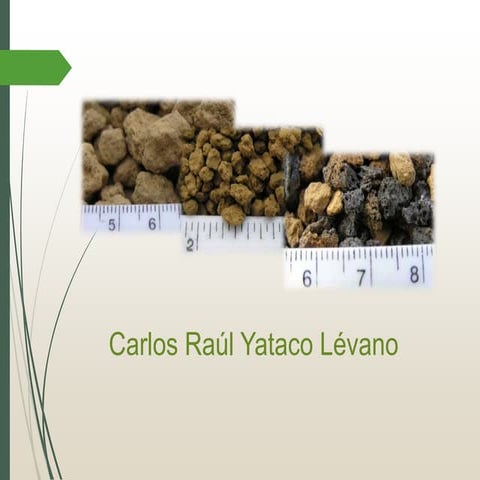 Identificación manual y visual de muestra de suelos