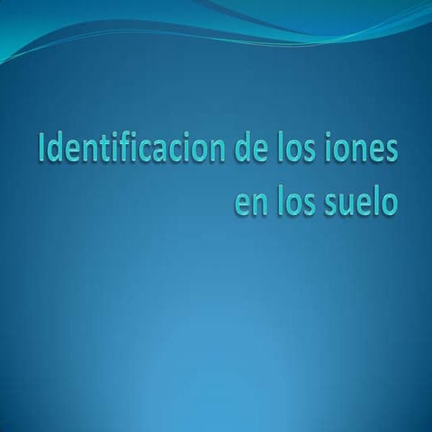 practica identificacion de los iones