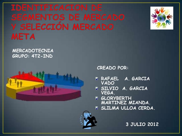 Identificacion de los segmentos de ...