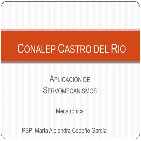 Identificación de servomecanismos