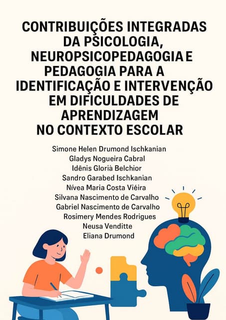 Identificação e Intervenção em Dificuldades de Aprendizagem no Contexto Escol...