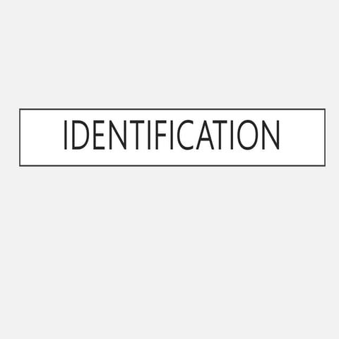 Identification