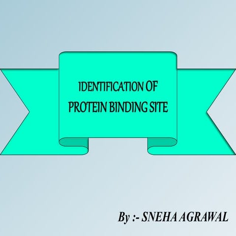 identification of protei binding site-1.pptx