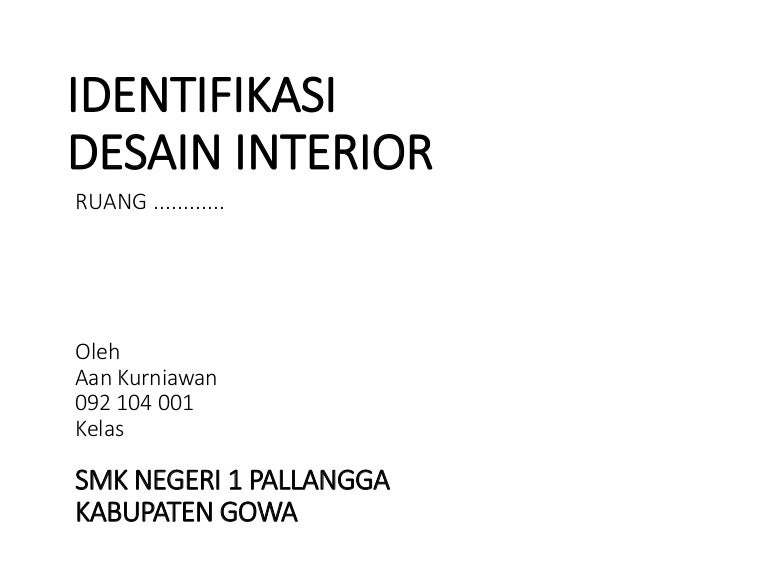 Identifikasi