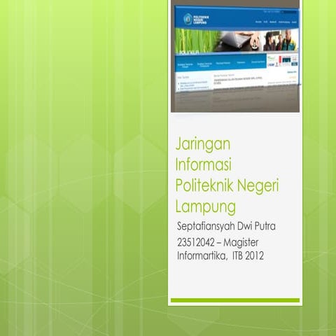 Identifikasi jaringan informasi