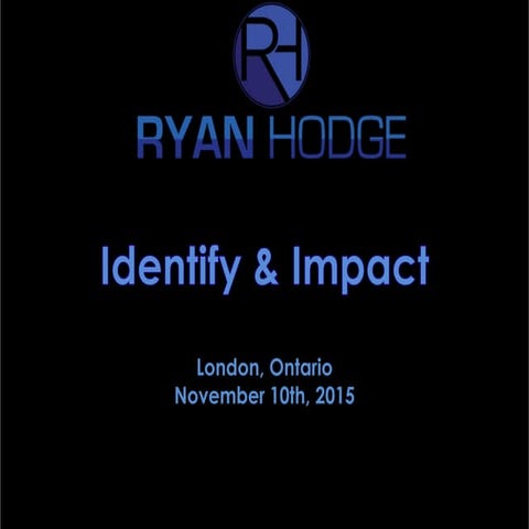 Identify and Impact Powerpoint