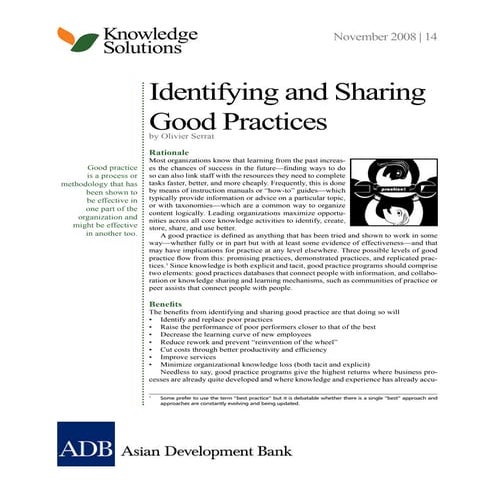Identifying sharing-good-practices