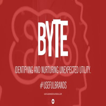 Identifying and nurturing unexpected utility - 383 Byte Breakfast