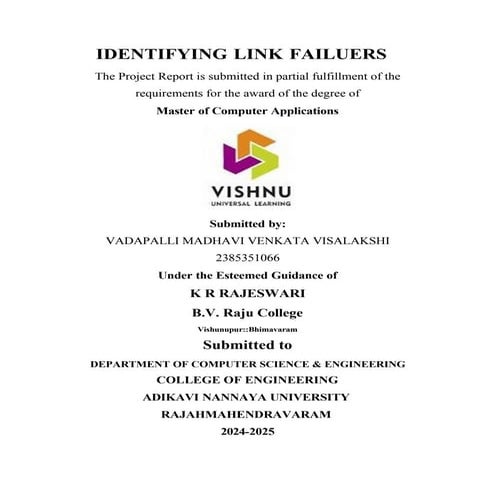 IDENTIFYING LINK FAILURES.docxIDENTIFYING LINK FAILURES.docx