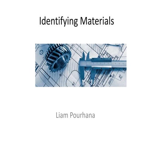 Identifying materials