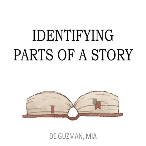Identifying parts of a story