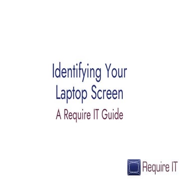 5 most common issues with laptop screen | PDF
