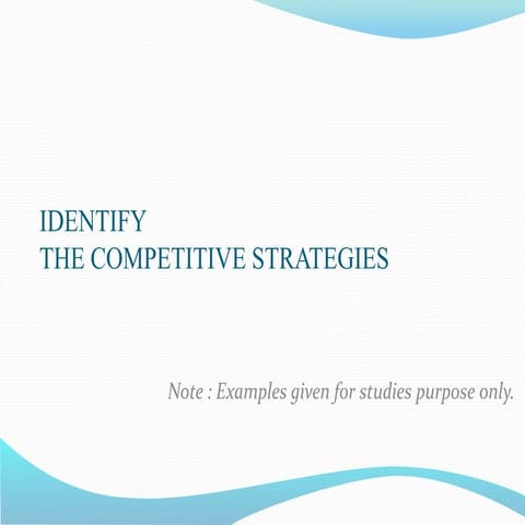 Real time examples for Strategic Management