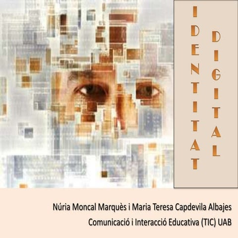 Identitat digital (moncal i capdevila)