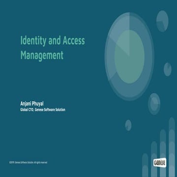 Identity and access management