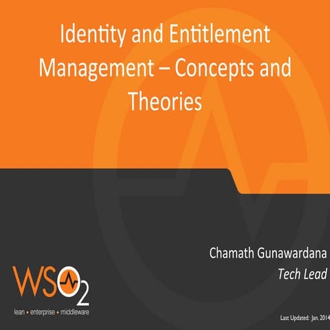 Identity and Entitlement Management Concepts 