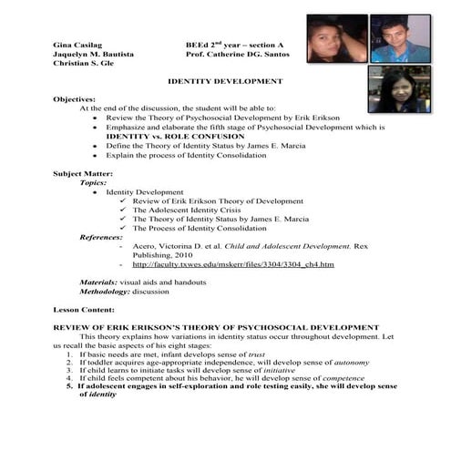 Identity Development