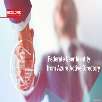 Federate User Identity from Azure Active Directory