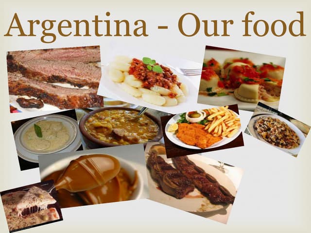 Argentinian Teens: Our Diet