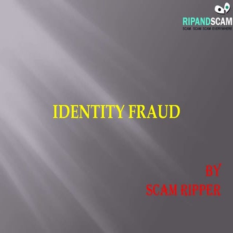 Identity fraud