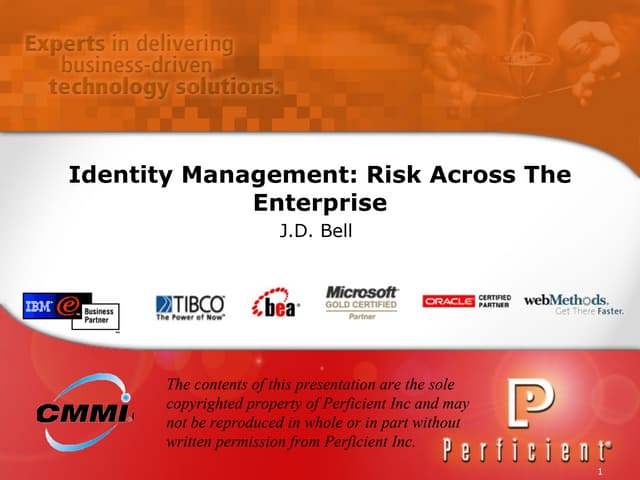 The Gartner IAM Program Maturity Model