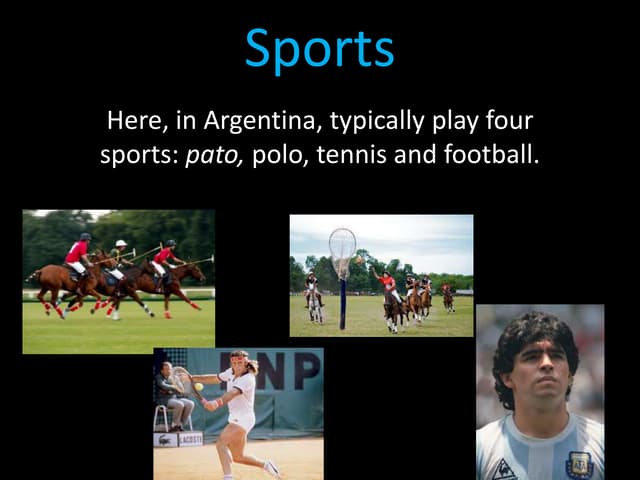 Argentina through teen eyes: Typical sports