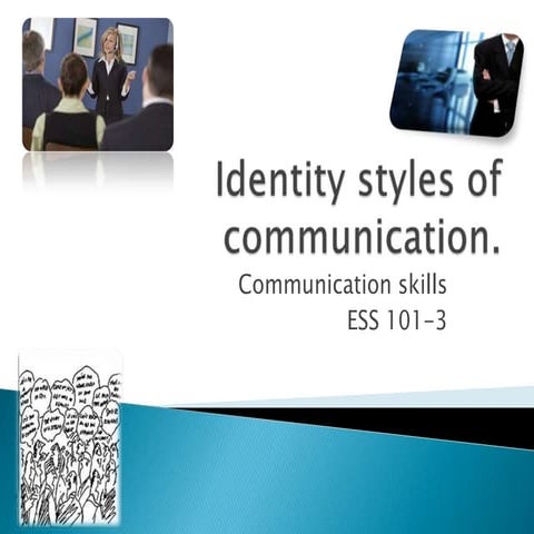 Identity styles of communication