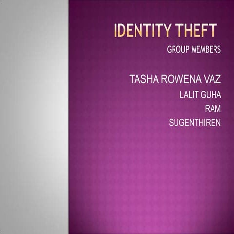 Identity theft