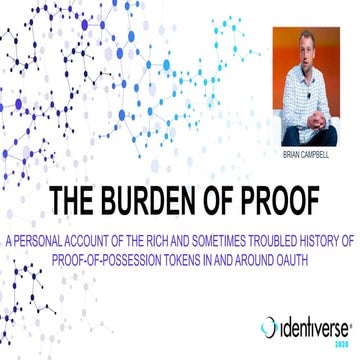 The Burden of Proof