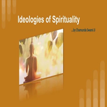 Ideologies of spirituality