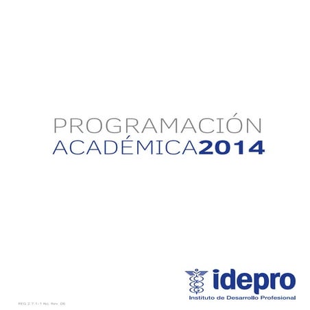 Programación Académica 2014