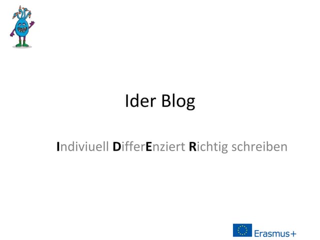 Vortrag zu Iderblog im Rahmen des SaarCamps 2015