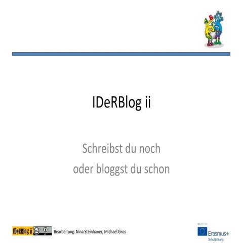 IDeRBlog ii Präsentation