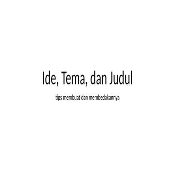 referensi buat kalian jika ingin membuat sebuah berita yang menarik Ide ...