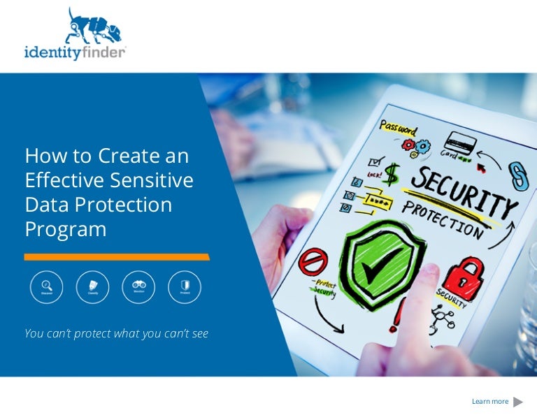 How to Create an Effective Sensitive Data Protection Program