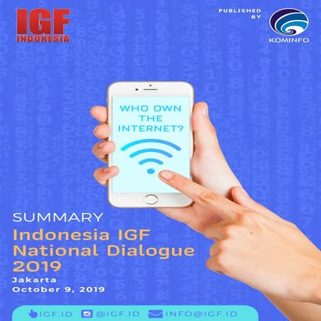 ID-IGF 2019 National Dialogue Summary and Report 